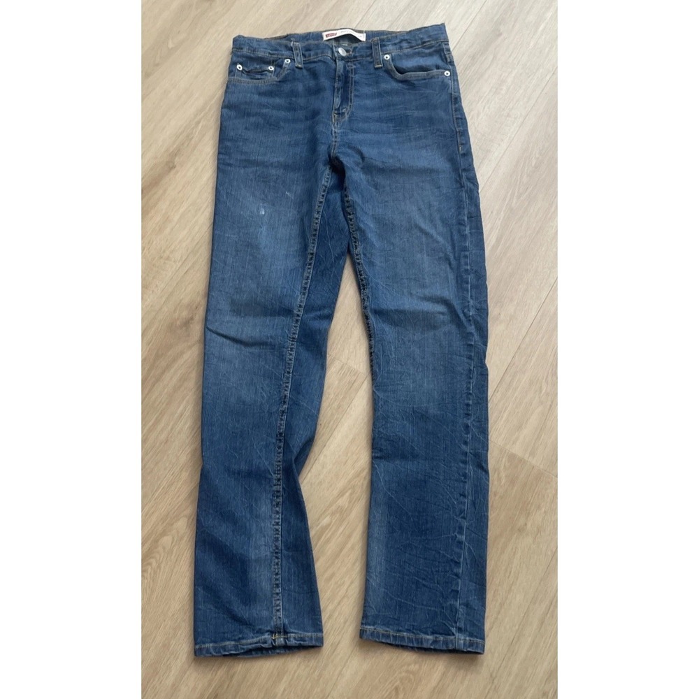 Levi's 502 Denim Jeans Regular Taper Fit Women's 20 Reg  30X32 Blue Med Wash